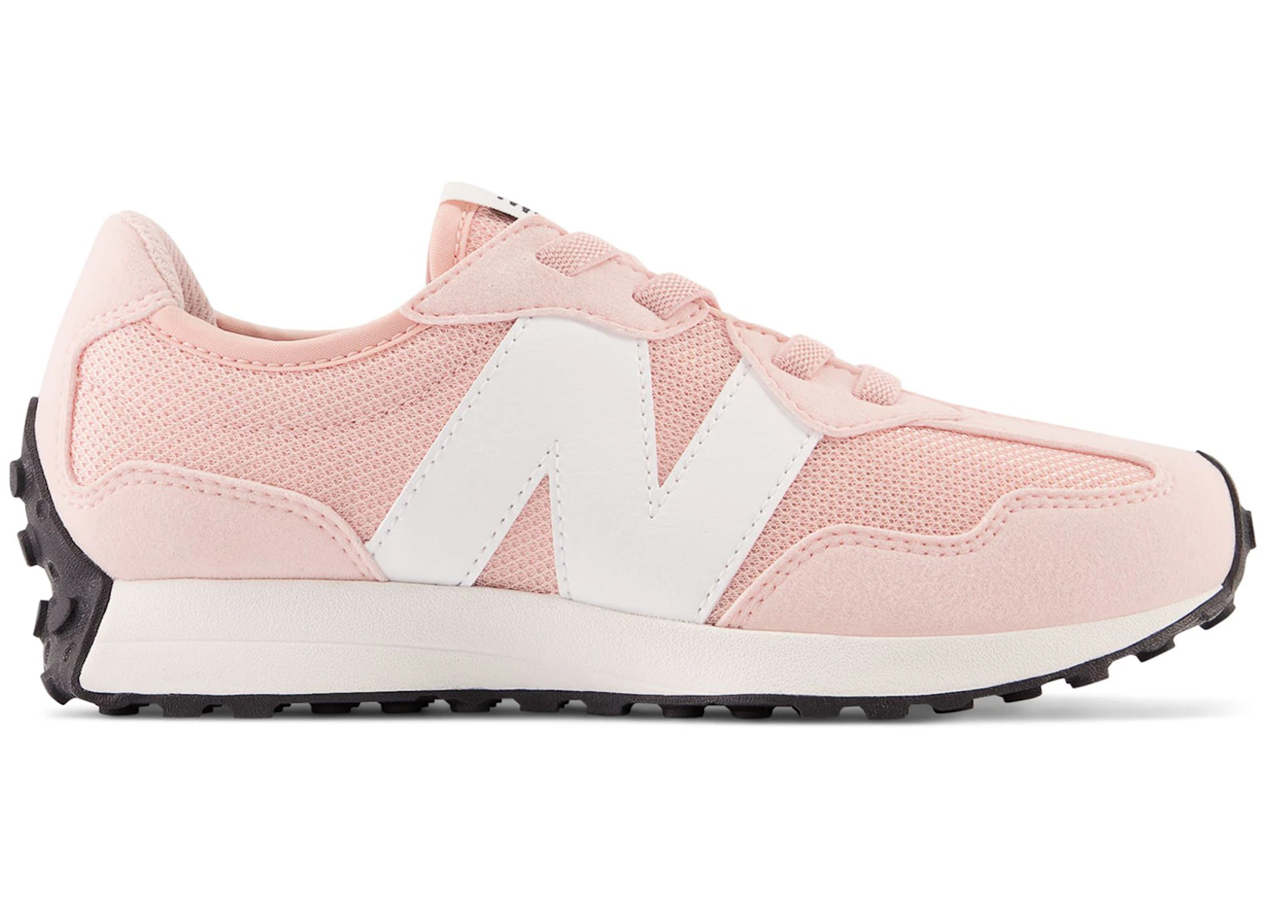 New Balance 327 Bungee Lace Pink Haze White (PS)