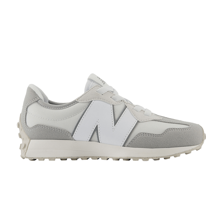 New Balance 327 Bungee Lace Little Kid Wide 'Reflection White'