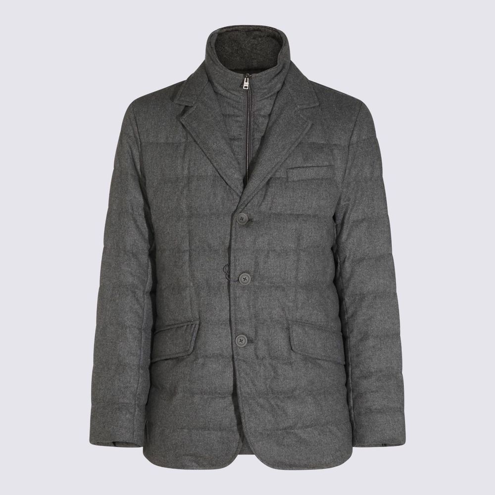 Herno Quilted Layered Coats