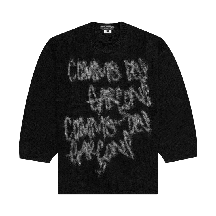 Comme des Garçons Homme Plus Printed Sweater 'Black'