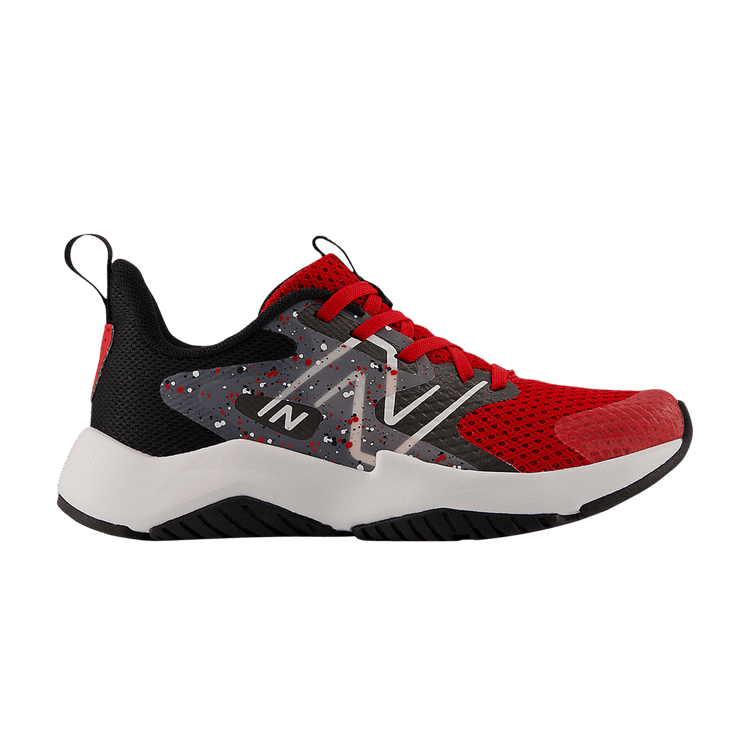New Balance Rave Run v2 Little Kid 'Team Red Black Cement'