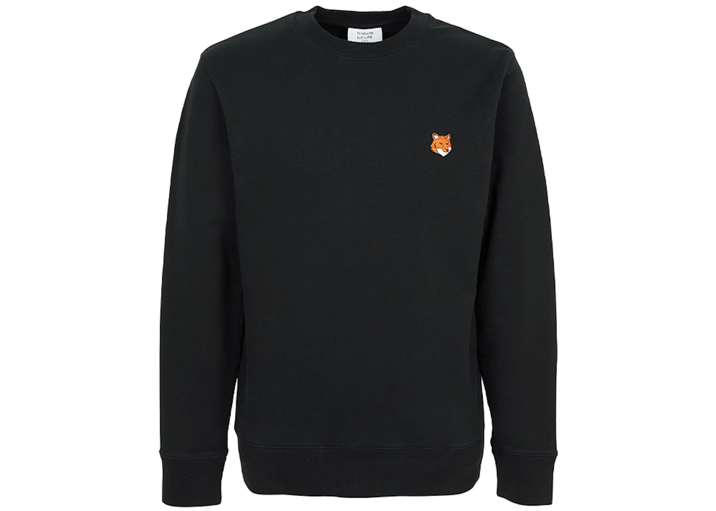 Maison Kitsune Fox Head Sweatshirt Black