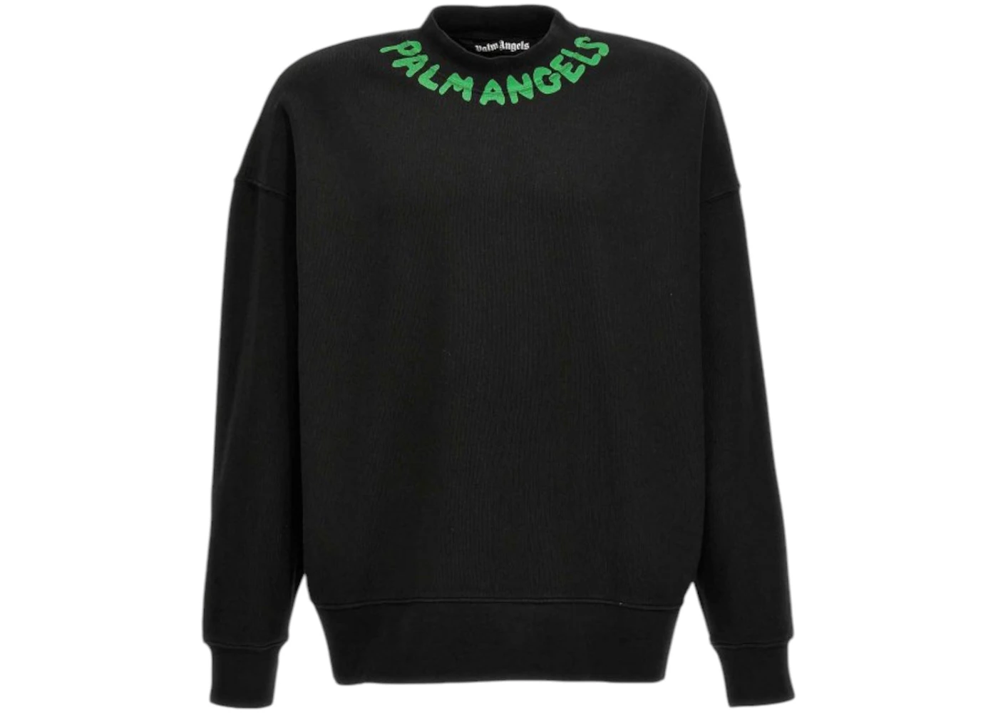 Palm Angels Seasonal Logo Sweatshirt Black/Green