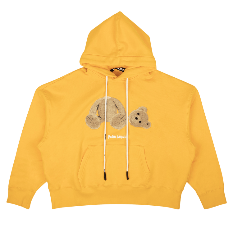 Palm Angels Bear Hoodie 'Ocher Yellow/Brown'