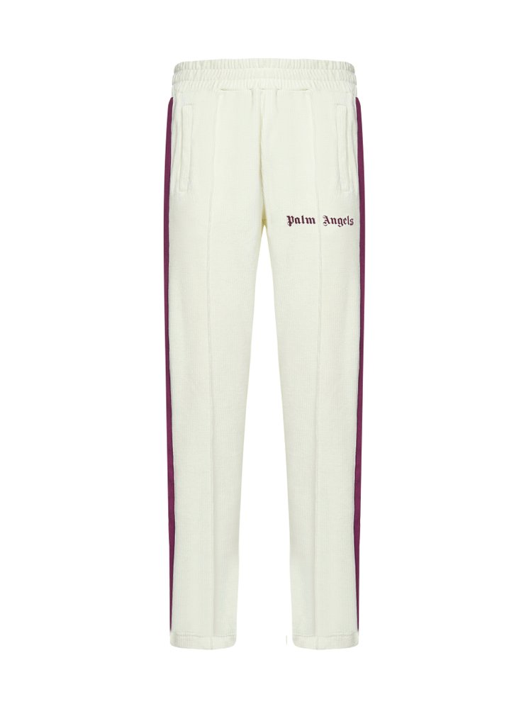 Palm Angels Logo Printed Corduroy Trackpants