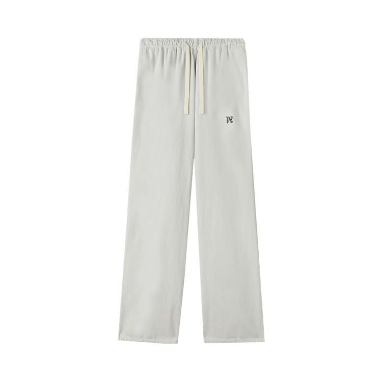 Palm Angels Monogram Travel Pants 'Light Grey'