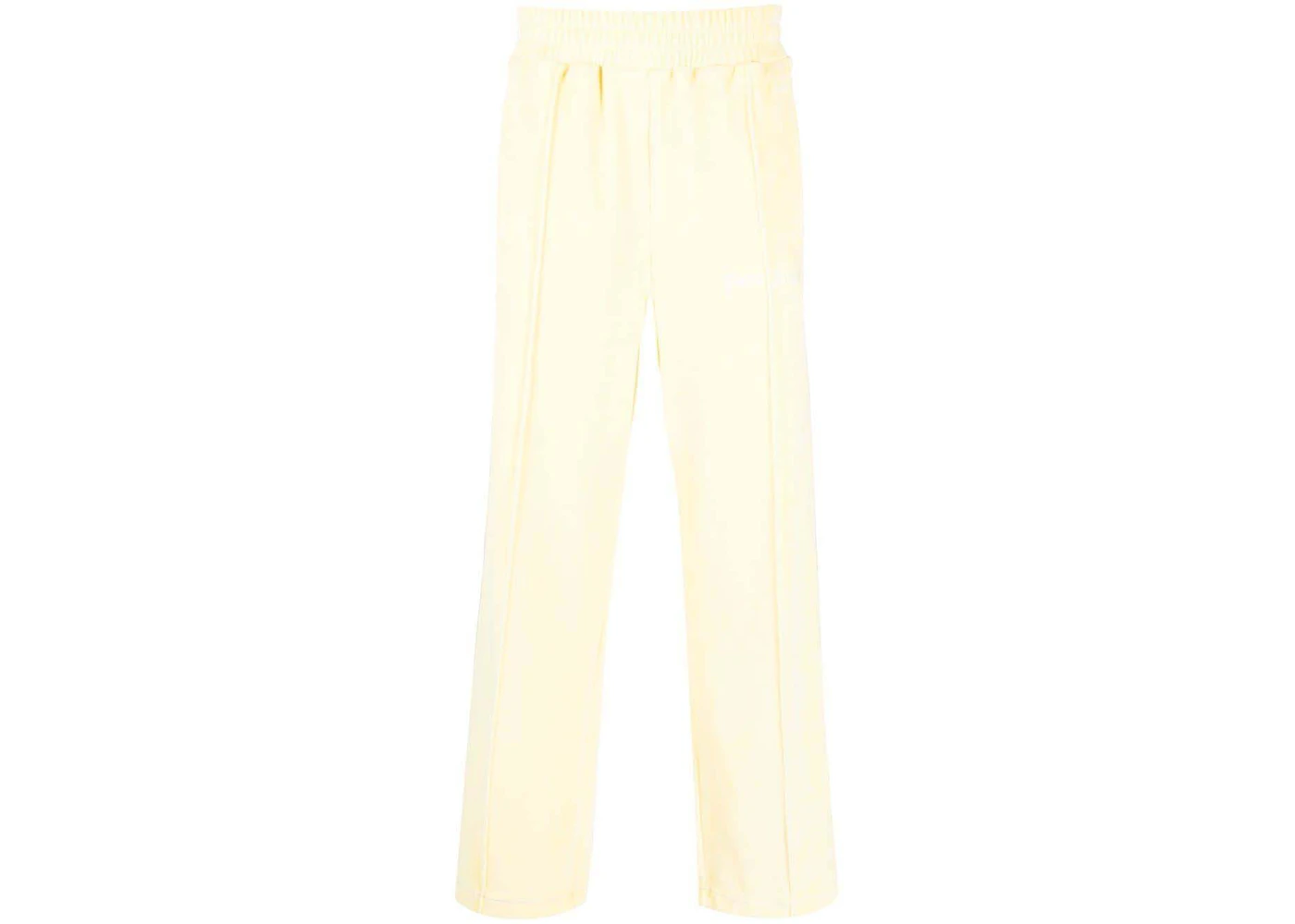 Palm Angels Stripe-Detail Chenille Trackpants Yellow