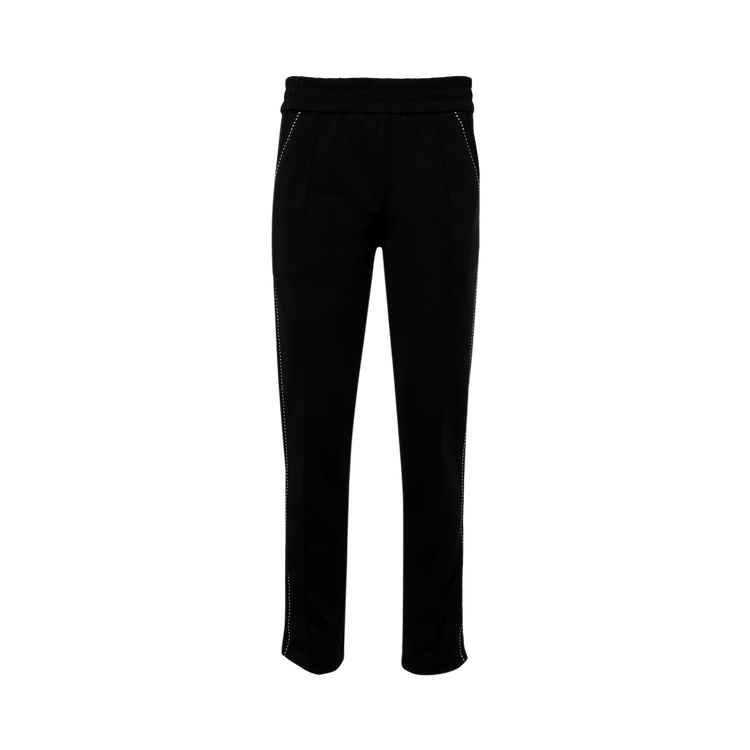 Palm Angels Monogram Stud Track Pants 'Black/Silver'