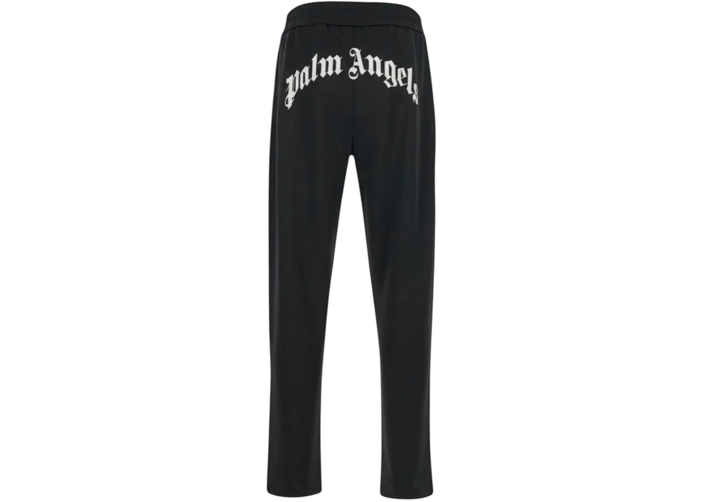 Palm Angels Curved Logo Track Pants Black