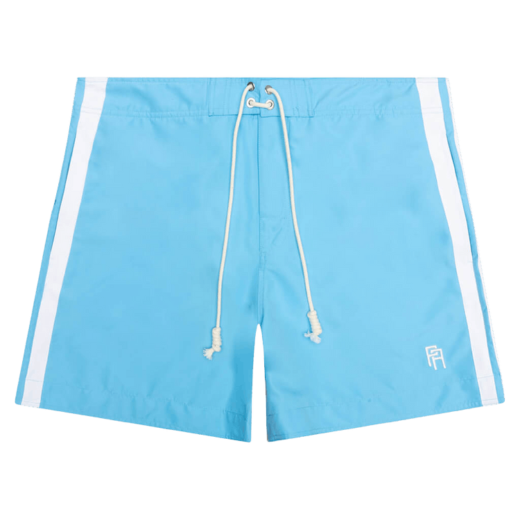 Palm Angels Monogram Swimshort 'Light Blue/White'