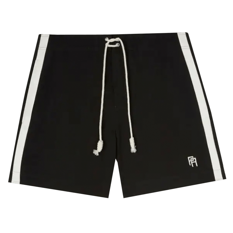 Palm Angels Monogram Swim Short 'Black/White'