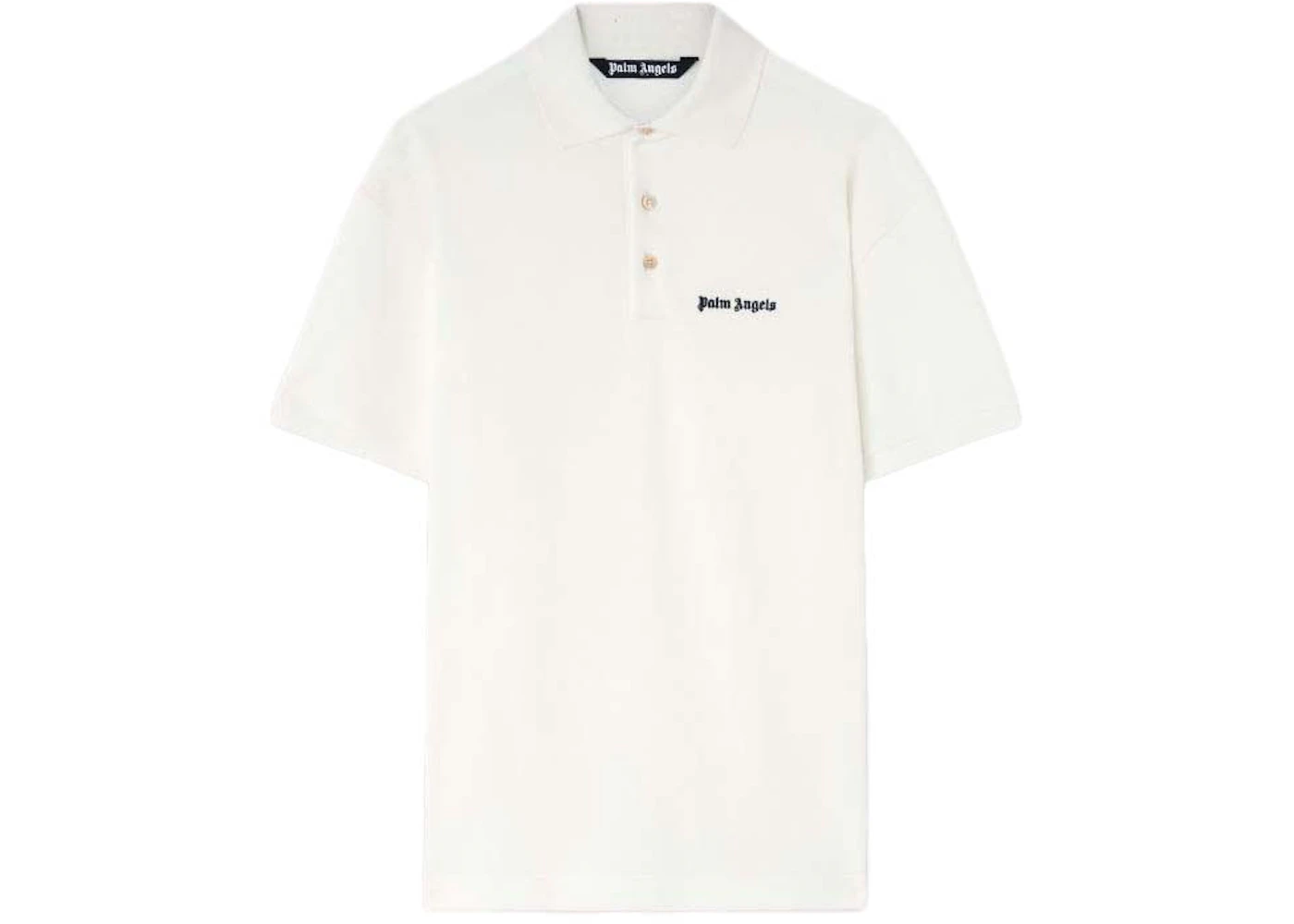 Palm Angels Logo Polo Off White/Black
