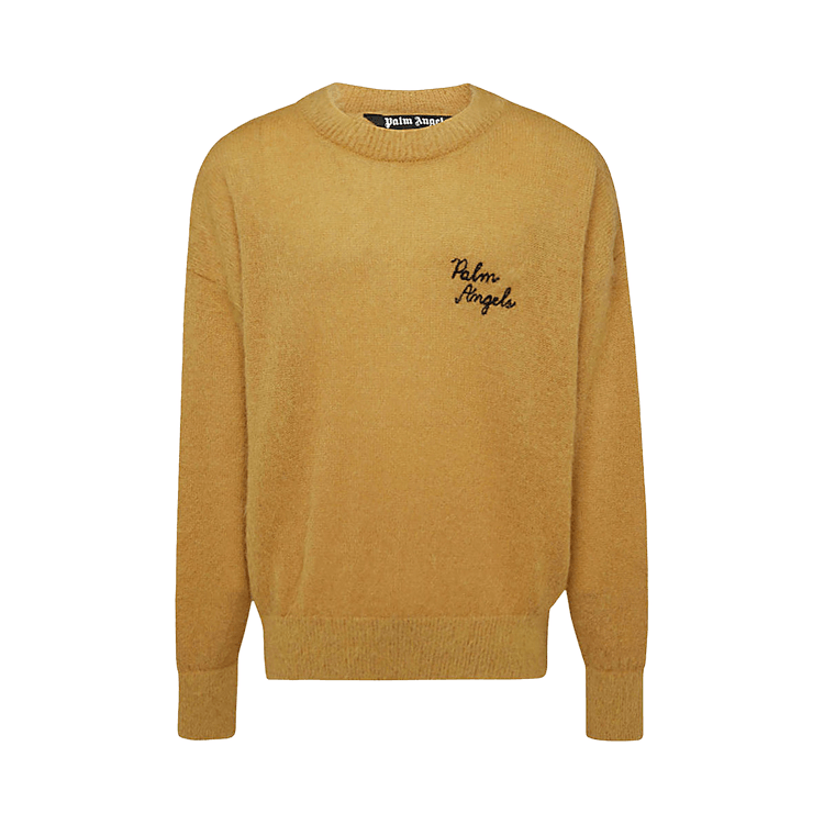 Palm Angels The Palm Sweater Intarsia 'Beige/Yellow'