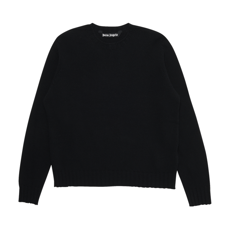 Palm Angels Rec Logo Sweater 'Black/White'
