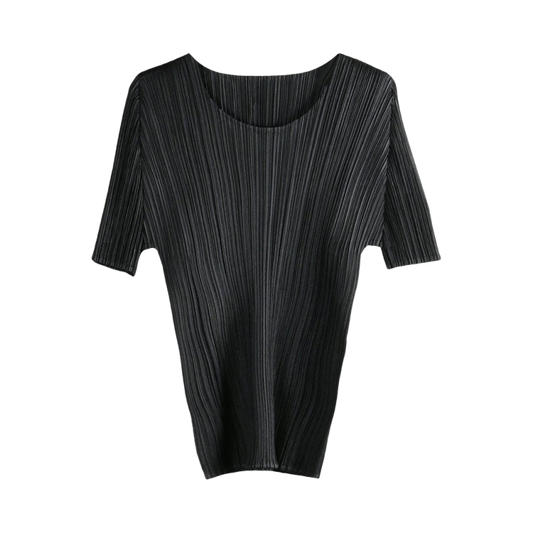 Pleats Please Issey Miyake Basics May Shirt 'Black'