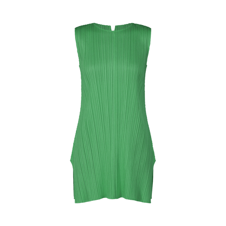Pleats Please Issey Miyake Monthly Colors March Dress 'Grass Green'