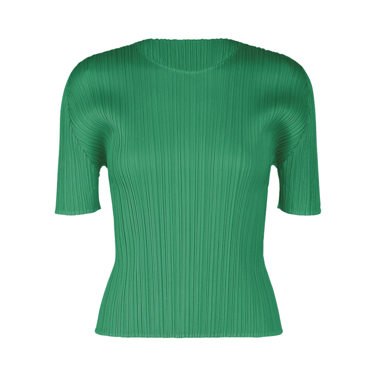 Pleats Please Issey Miyake Monthly Colors July Shirt 'Fresh Green'