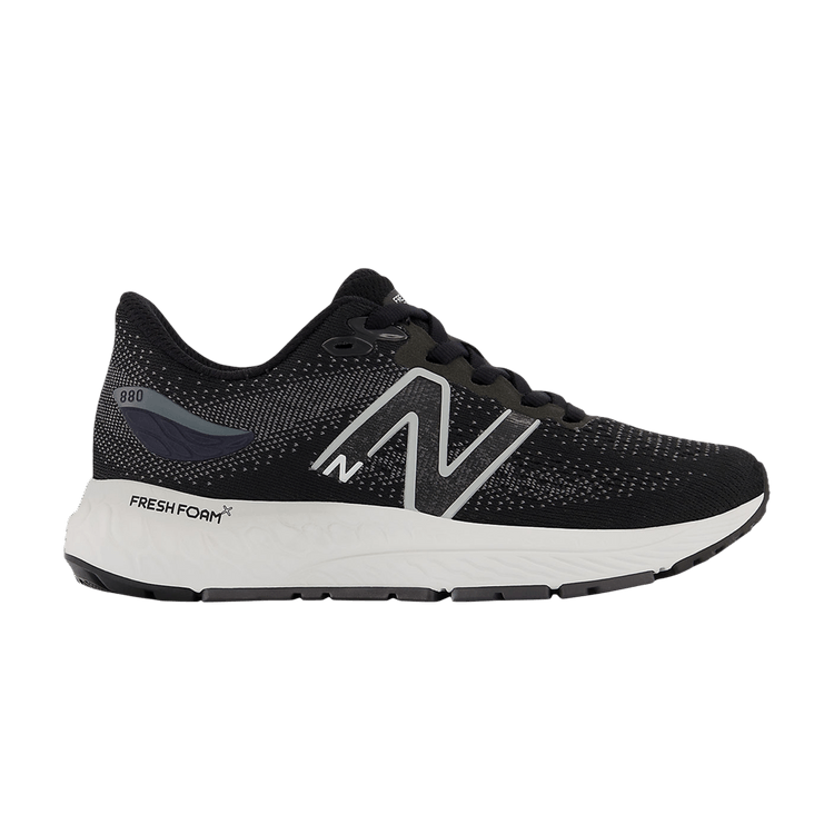 New Balance Fresh Foam X 880v12 Little Kid Wide 'Black Ocean Grey'