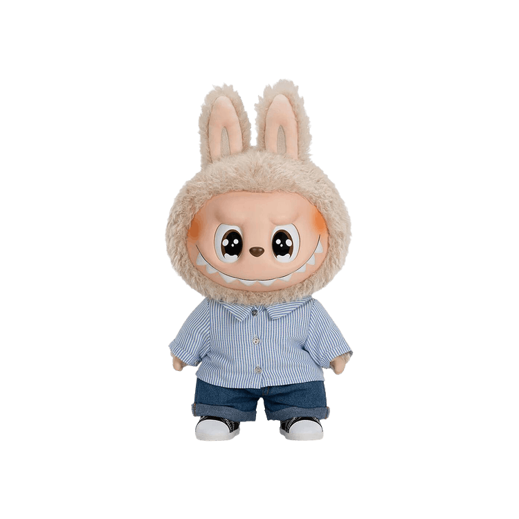 Pop Mart Labubu THE MONSTERS FLIP WITH ME Vinyl Plush Doll 'Cream'
