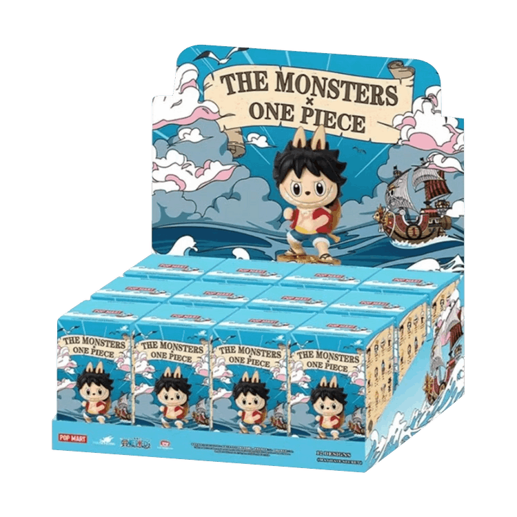Pop Mart x One Piece Labubu THE MONSTERS Series Figures Sealed Whole Set 'Mystery' (12 Blind Boxes)