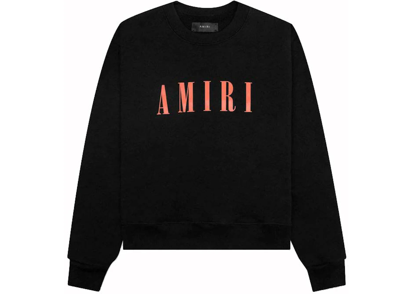 AMIRI MA Drip Collage Crewneck Black