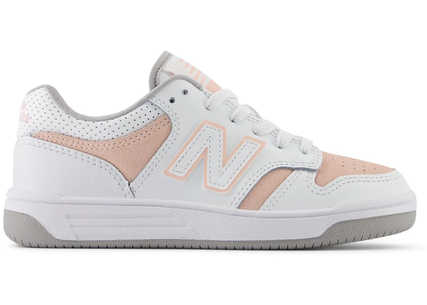 New Balance 480 White Pink Haze (PS)