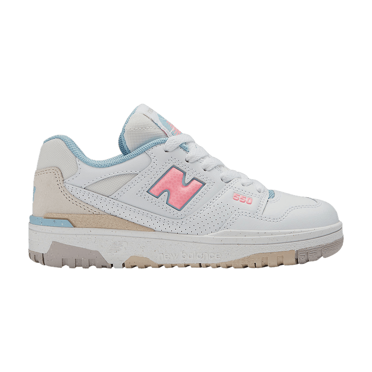 New Balance 550 Little Kid 'White Ultra Pink Blue'
