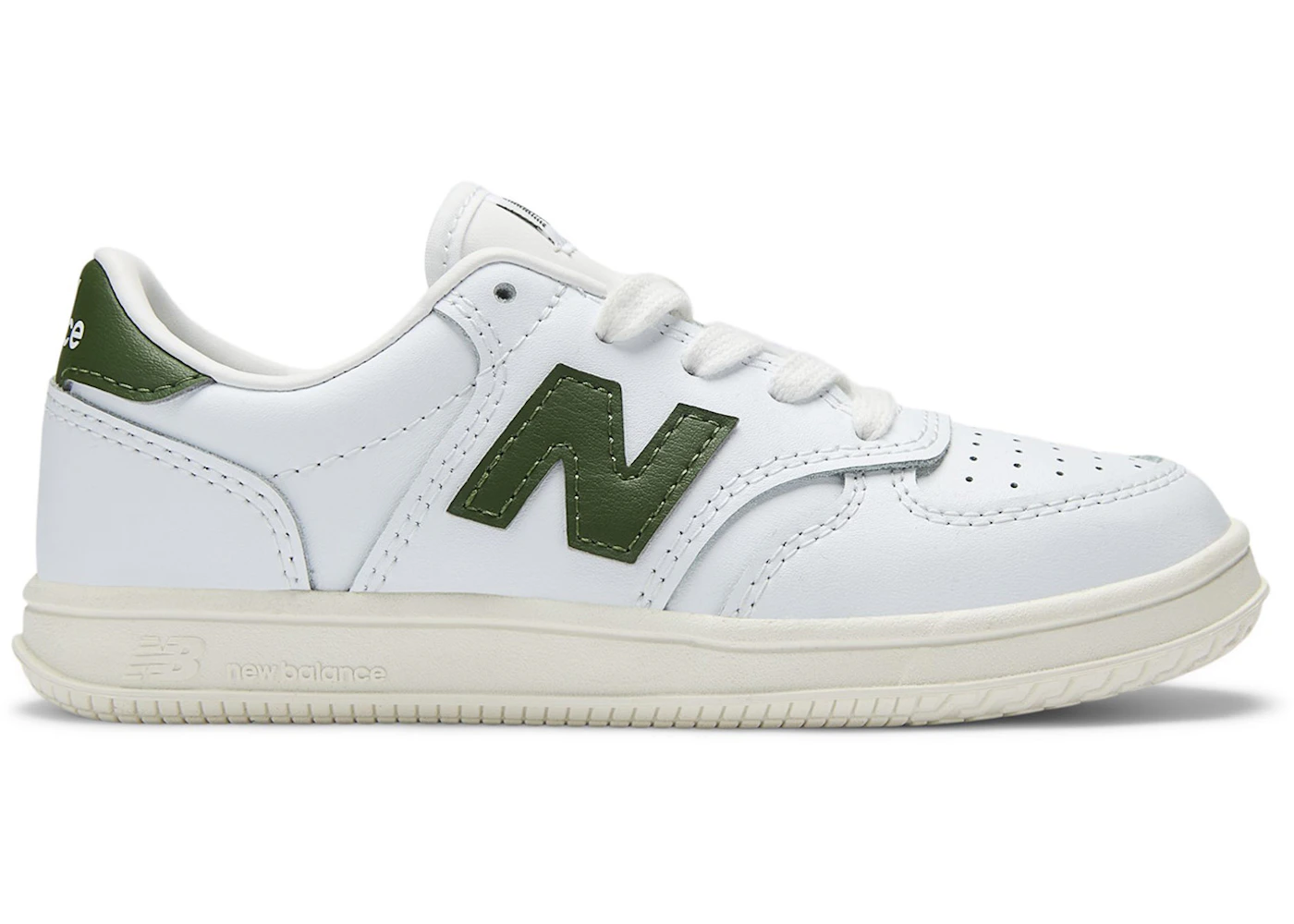 New Balance T500 Lace Dark Alpine Green White (PS)