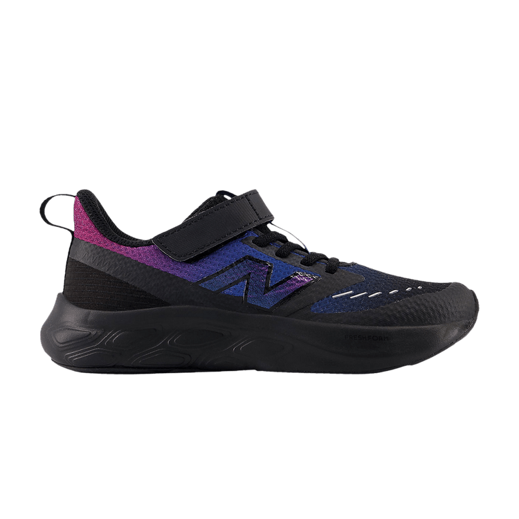 New Balance Fresh Foam 625 Bungee Lace Top Strap Little Kid 'Black Purple Fuchsia'