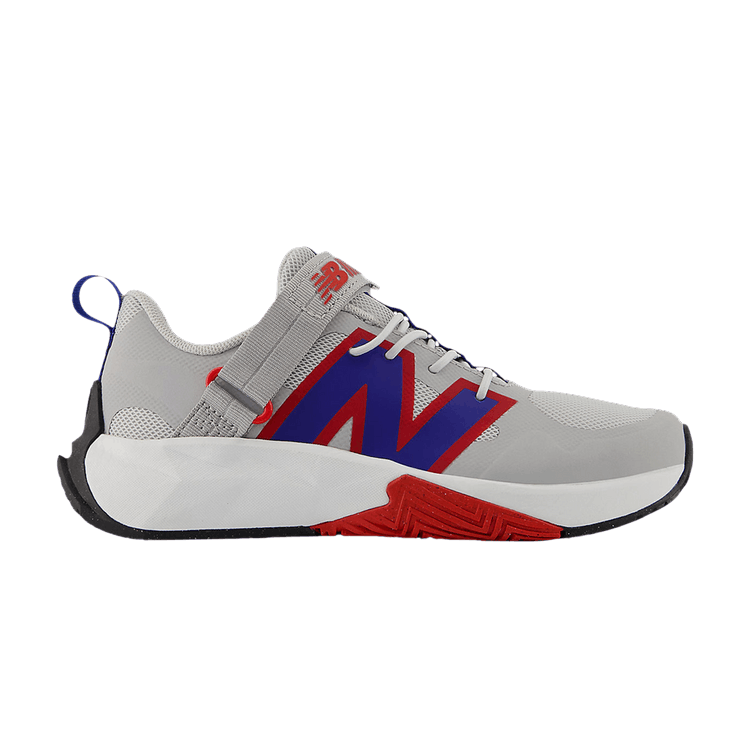 New Balance FuelCell Play Bungee Lace Top Strap Little Kid 'Raincloud Royal Red'