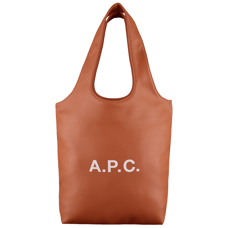 A.P.C. Ninon Recycled Leather Tote Bag 'Noisette'