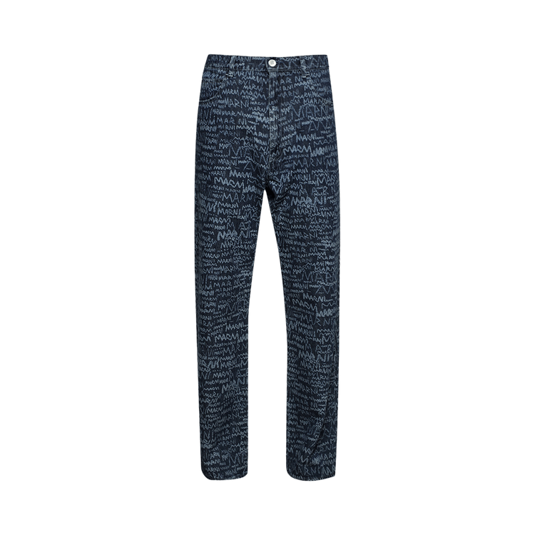 Marni Lasered Jeans 'Blue Kyanite'