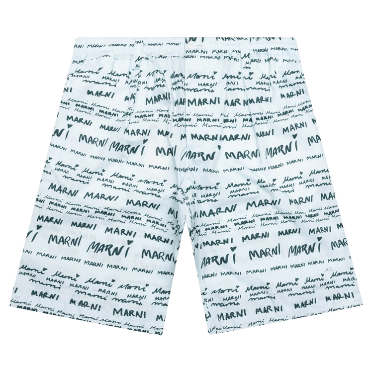 Marni Drawstring Bermuda Pants 'Arctic'