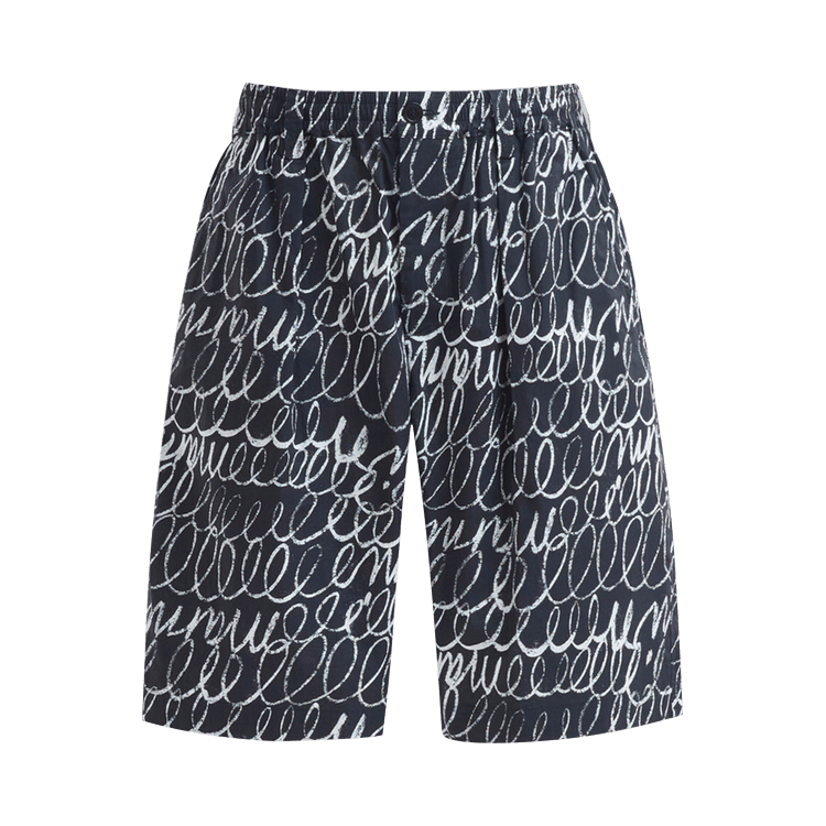 Marni Drawstring Bermuda Pants 'Black'