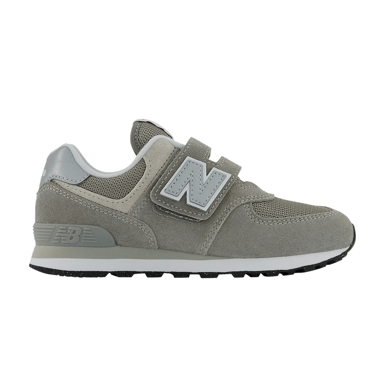 New Balance 574 Hook and Loop Little Kid 'Core Pack - Grey White'