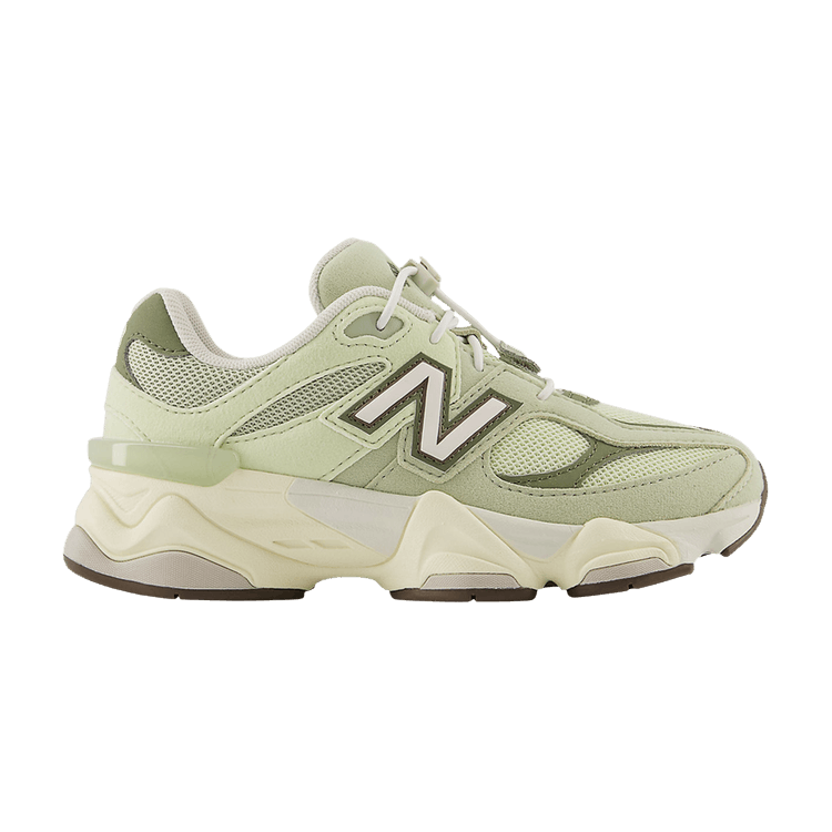 New Balance 9060 Little Kid Wide 'Olivine Lace Toggle'