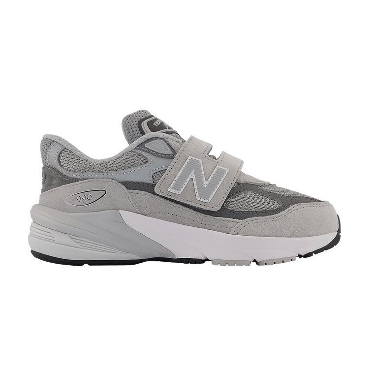 New Balance 990v6 Hook & Loop Little Kid Wide 'Castlerock'