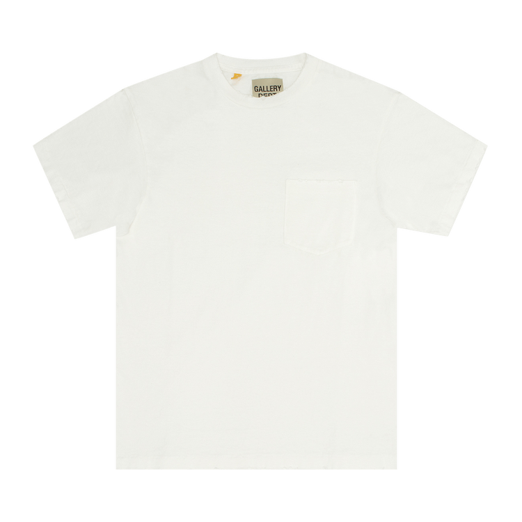 Gallery Dept. Plain Vintage Pocket Tee 'White'
