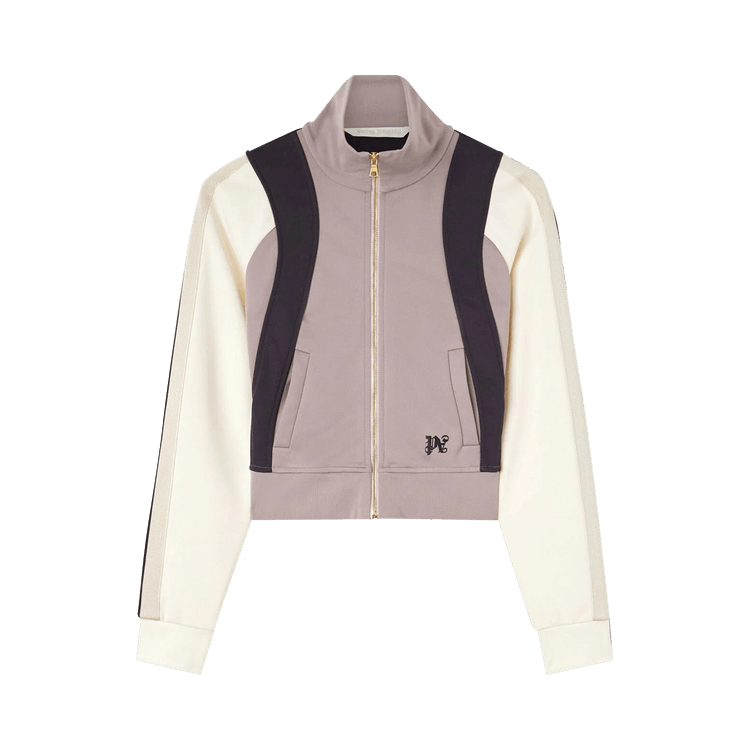 Palm Angels Monogram CB Fitted Track Jacket 'Lilac/Multicolor'