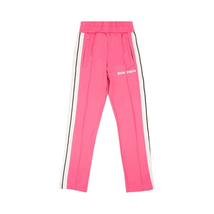 Palm Angels Track Pants 'Fuchsia/White'