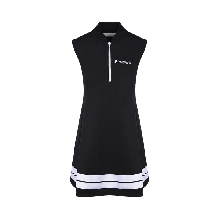 Palm Angels Zip Track Dress 'Black/White'