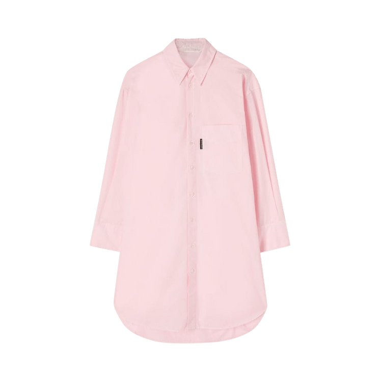 Palm Angels GD Overlogo Shirt Dress 'Pink/Black'