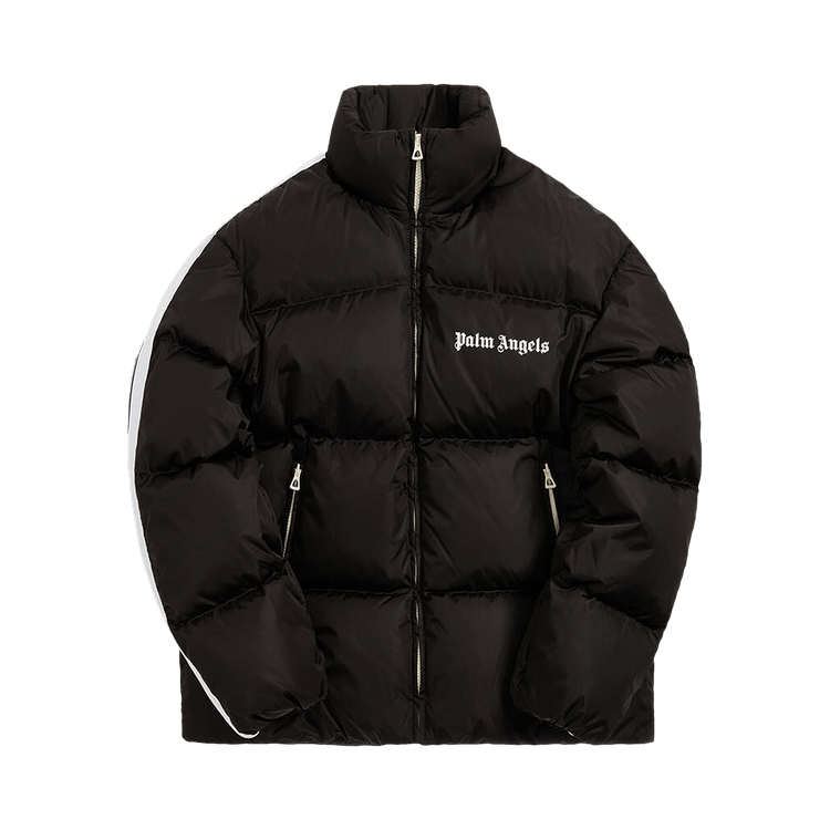 Palm Angels Crop Track Down Jacket 'Black/White'