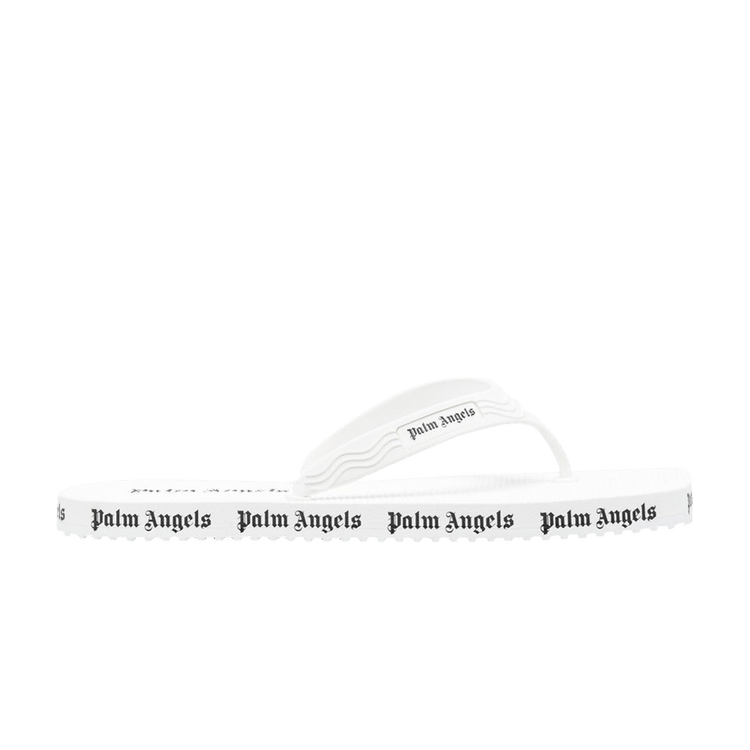 Palm Angels Wmns Flip Flops 'Allover Logo - White'