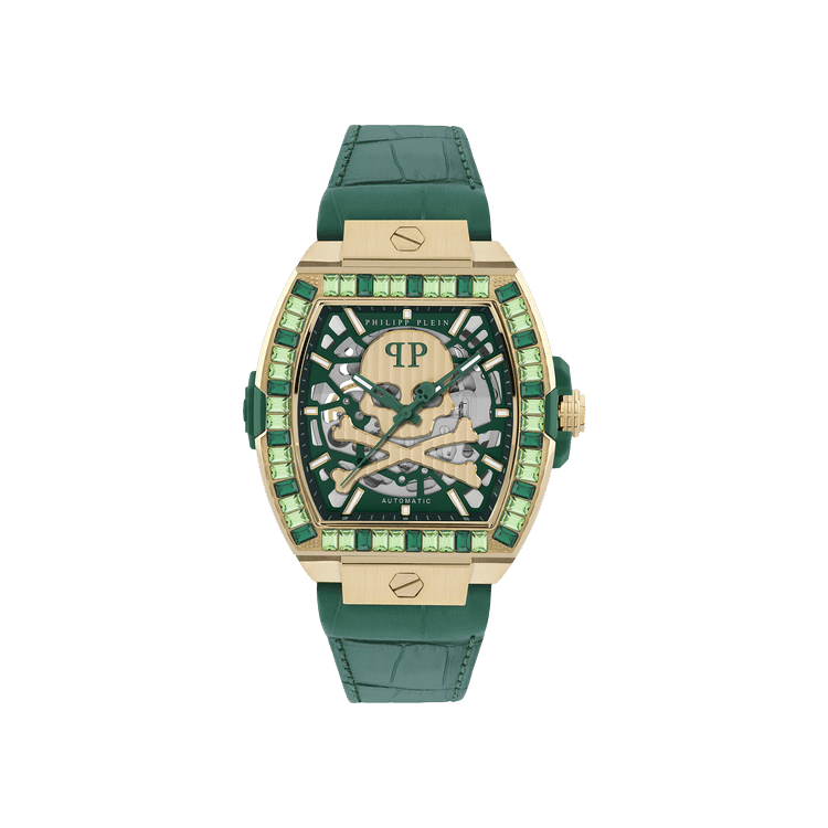 Philipp Plein The $keleton 2.0 Crystal Automatic Watch 'Gold'