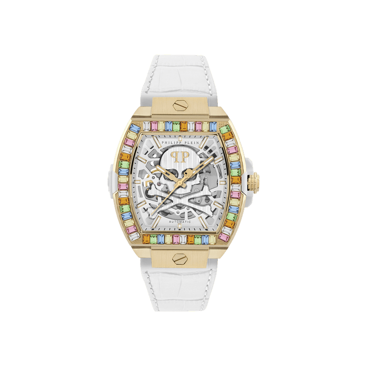 Philipp Plein The $keleton 2.0 Crystal Automatic Watch 'Gold'