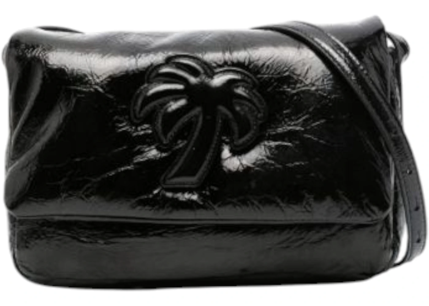 Palm Angels Soft Palm Bridge Bag Black