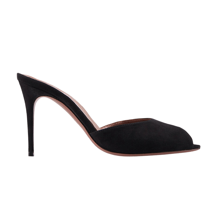 Paris Texas Wmns Vera Open Toe Mule 'Black'