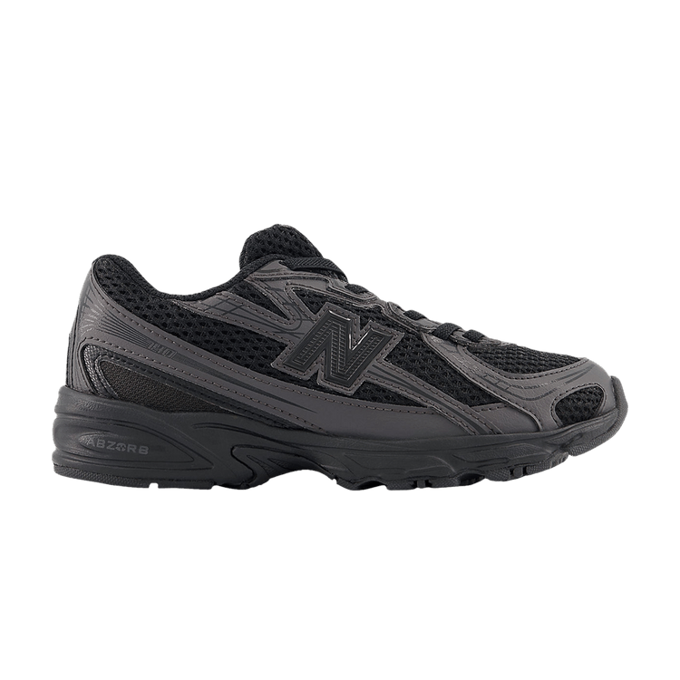 New Balance 740 Bungee Lace Little Kid 'Black Cement'