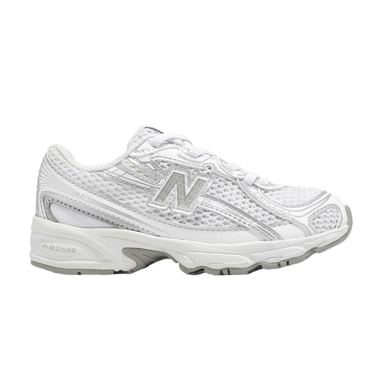 New Balance 740 Little Kid Wide 'White Silver Metallic'